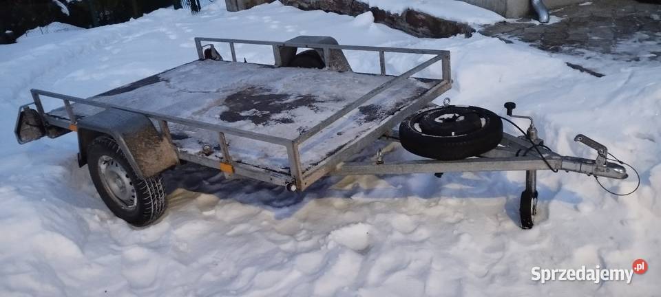 Przyczepka platforma RYDWAN kat B do wynajęcia Miłki
