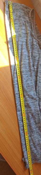 Narzutka bez rękawów lekka szary/srebrny małopolskie Brzesko