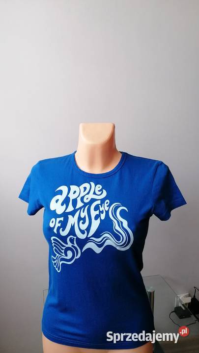 VERO MODA DAMSKI KOBALTOWY TSHIRT RS Topy i koszulki