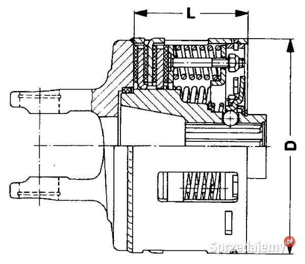 Sprzęgło cierne W2400 FK964R 155daNm 1159378 Kamionna
