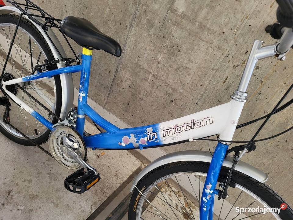 Rower miejski dziewczynki 24 z przerzutkami Miejskie mazowieckie Warszawa