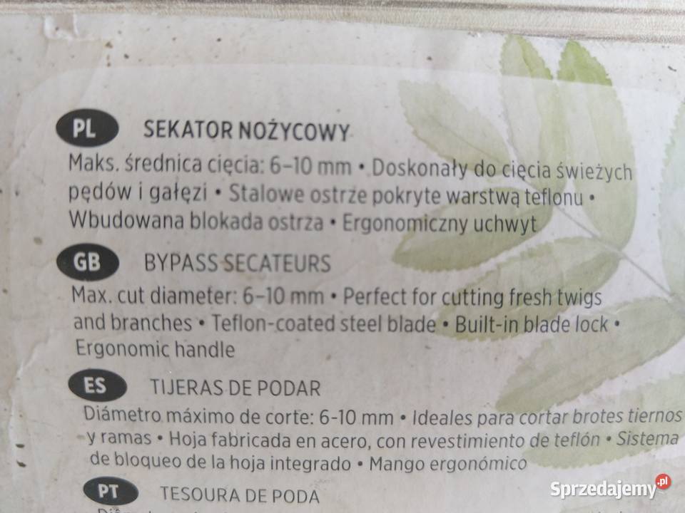 NAJTANIEJ Narzędzia Ręczne Ogrodowe Sekator y