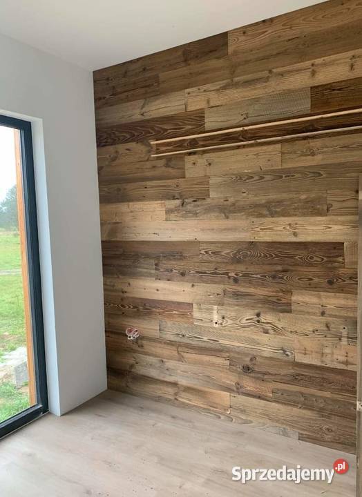 Stare drewno deski na ścianę z rozbiórki stodoły wewnętrzne Ściany i elewacje Kraków