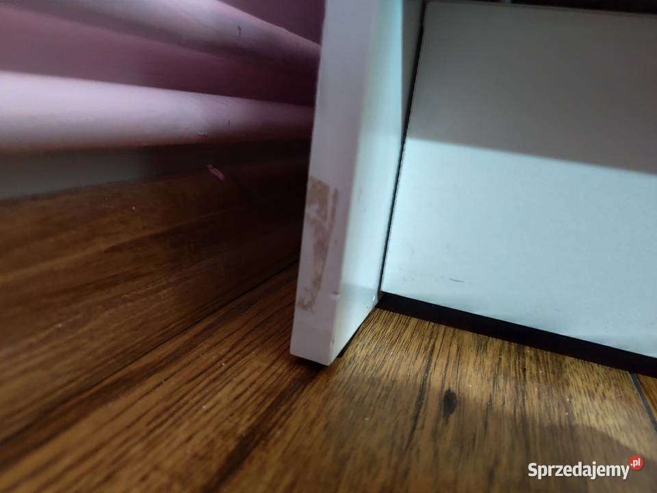 Łóżeczko łóżko dom domek białe z szufladą Baborówko