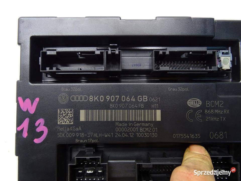 MODUŁ STEROWNIK KOMFORTU 8K0907064GB AUDI A4 B8