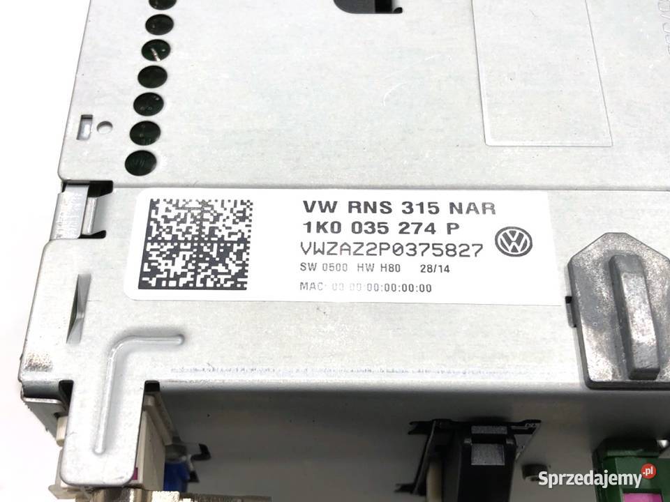 RADIO NAWIGACJA VW PASSAT B7 1K0035274P