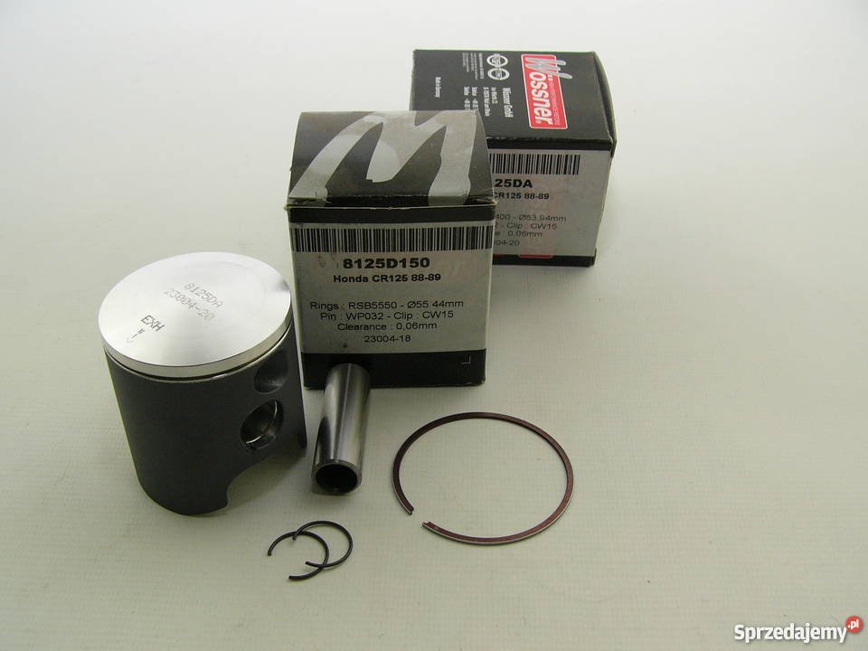 TŁOK komplet tłokowy WOSSNER 5544 mm CR 125 R Zabrze