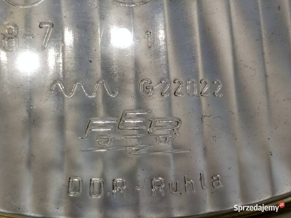 Reflektor klosz szkło lampa przód Trabant 601 śląskie Orzesze