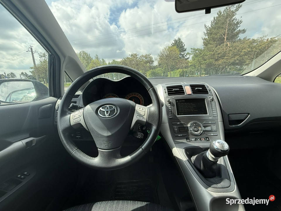 Toyota Auris Toyota Auris 20D4D 2007r czarny mazowieckie Sokołów Podlaski