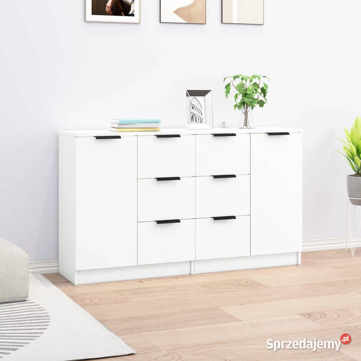 Komody 2 białe 60x30x70 materiał drewnopochodny Warszawa