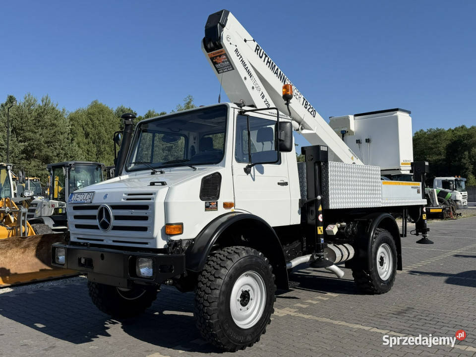 Mercedes UNIMOG 437 4x4 Zwyżka RUTHMANN STEIGER 4249cm3 Widełki sprzedam