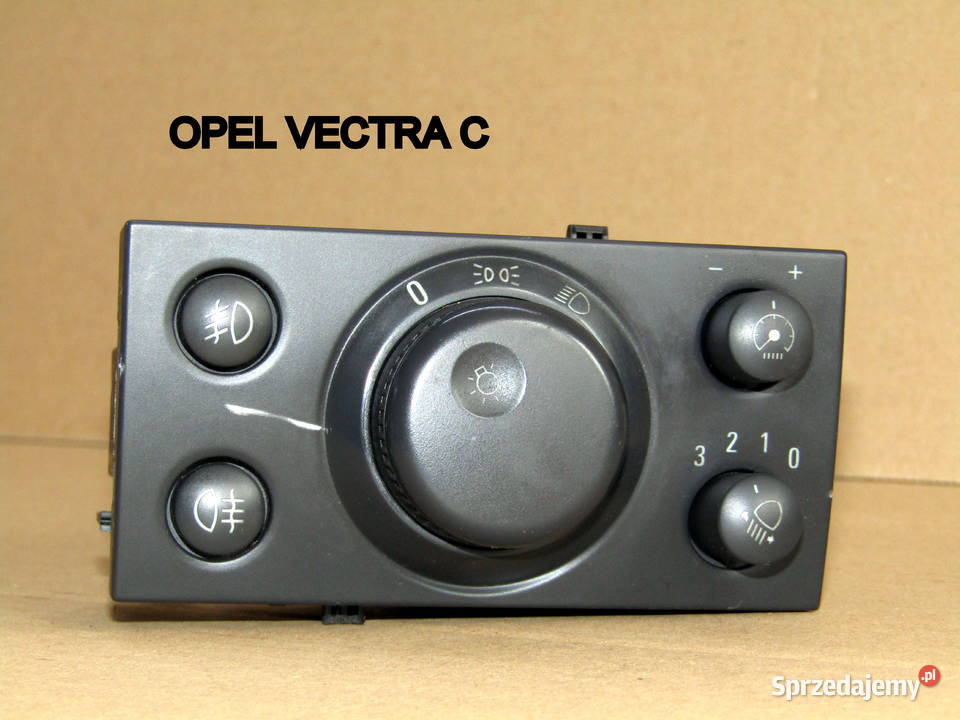 WŁACZNIK ŚWIATEŁ OPEL VECTRA C 9185881 Panele sterowania, przełączniki Mysłaków sprzedam