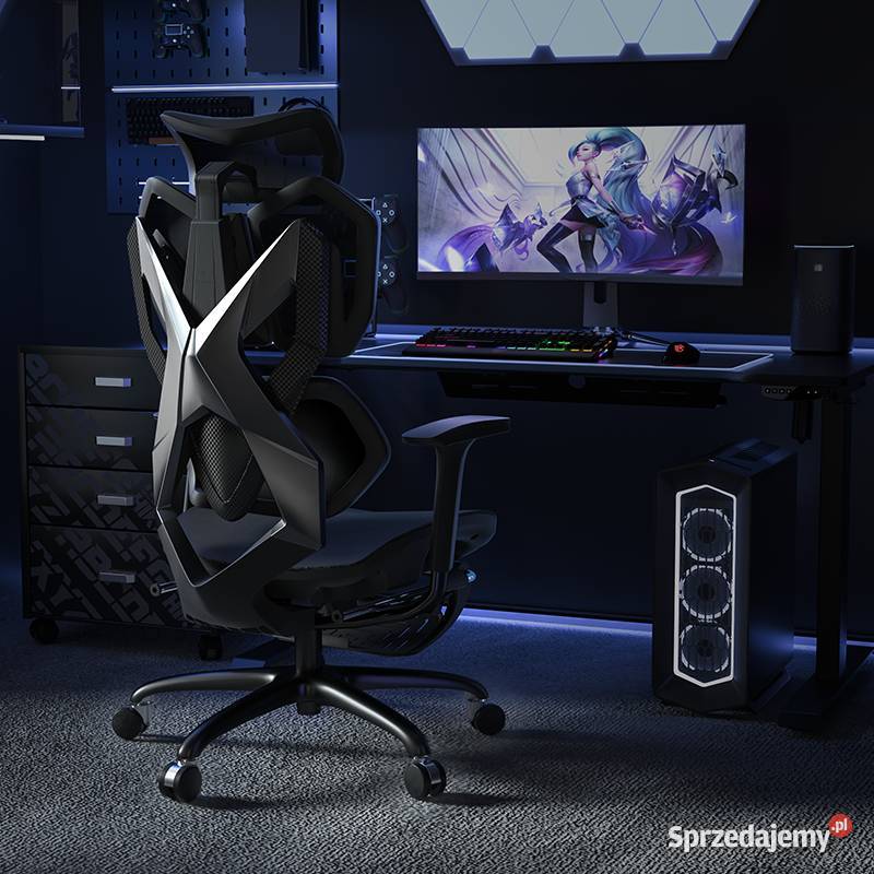 Fotel ergonomiczny gamingowy Angel Furia Black Jarosław