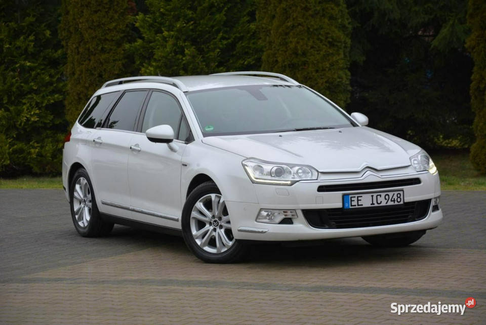 Citroen C5 Exclusive Biała Perła Skóry BiXenon diesel mazowieckie