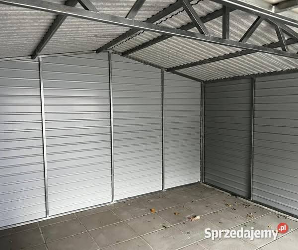 Garaż blaszany blaszak wiata konstrukcja wielkopolskie Kalisz