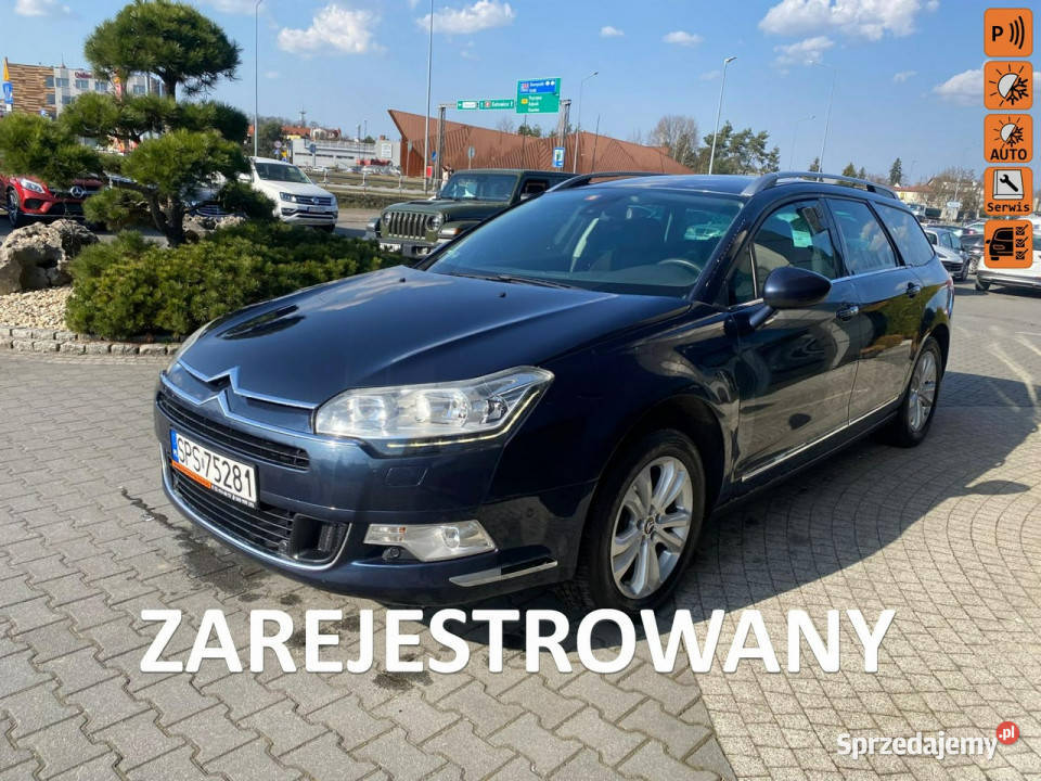 Citroen C5 manual PDC multifunkcja tempomat hak światła LED