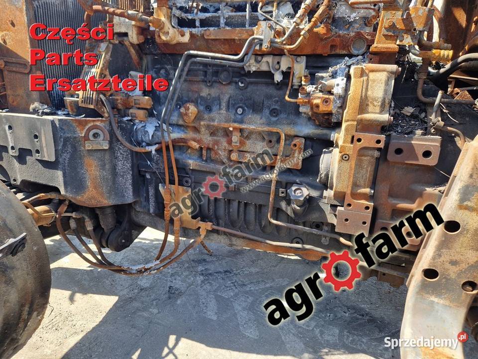 Holland T7050 części skrzynia biegów silnik Byków