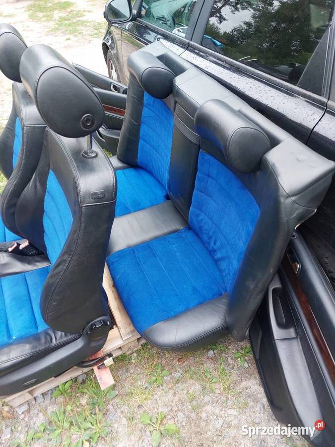 Fotele Siedzenia Audi S4 A4 B5 Sline Skóra lubelskie Zwierzyniec