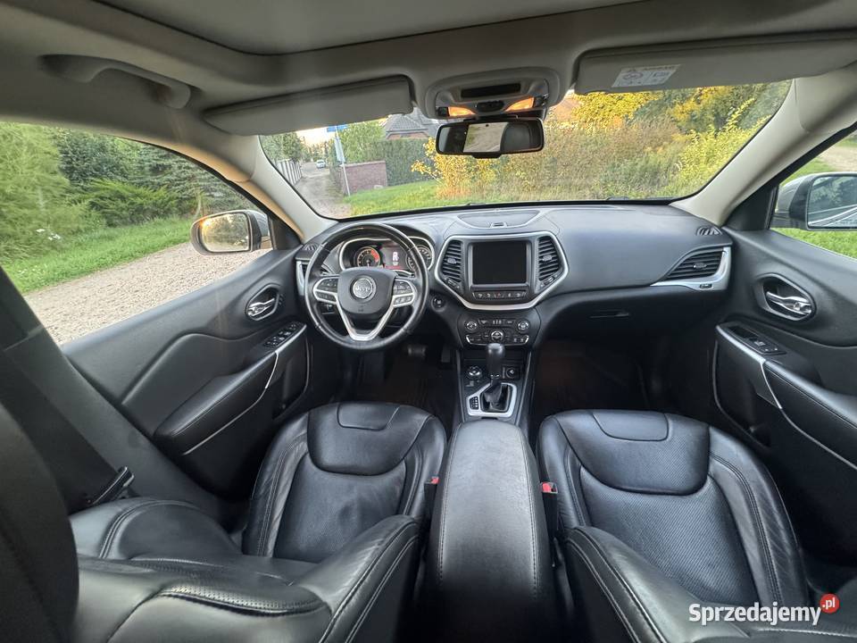 JEEP Cherokee KL Overland 22 diesel bezwypadkowy wielofunkcyjna kierownica Bydgoszcz