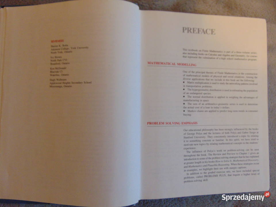 Finite Mathematics A J Stewart Lublin