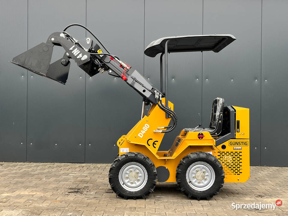 Miniładowarka kołowa skid steer 480 Gnstig D480 Kęty