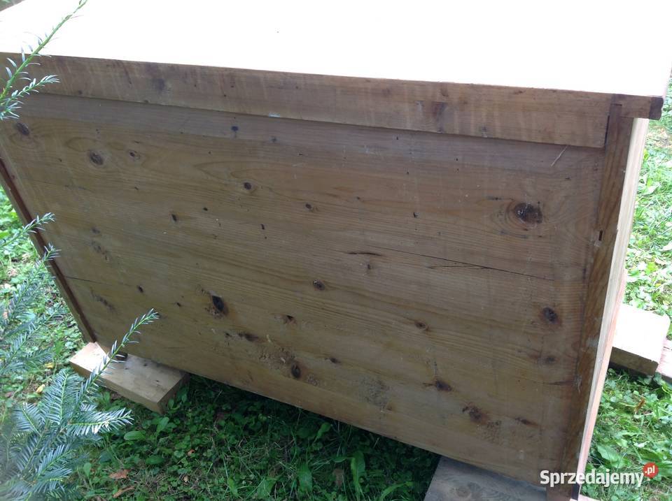 Drewniana Komoda z Szufladami Orzech Antyk lubuskie Nowa Sól