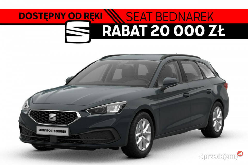Seat Leon Sportstourer Style 15 eTSI 115 DSG szary Łódź