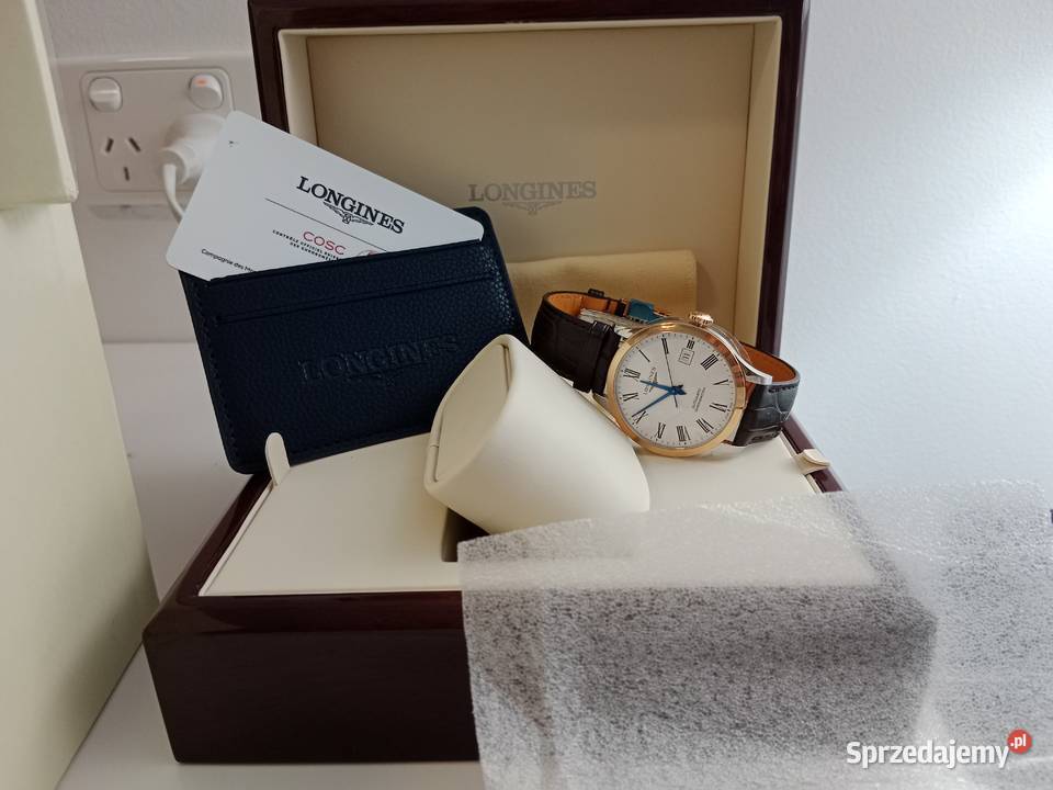 Longines Record złoto 18 karat NOWY małopolskie Krzeszowice