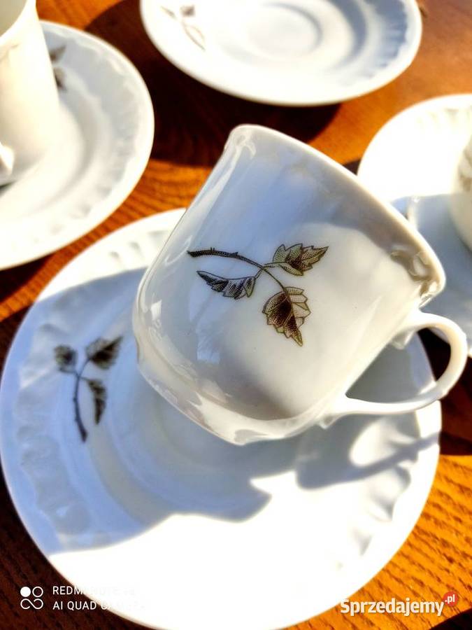 stare porcelanowe filizanki Bogucice 10os Porcelana i szkło małopolskie