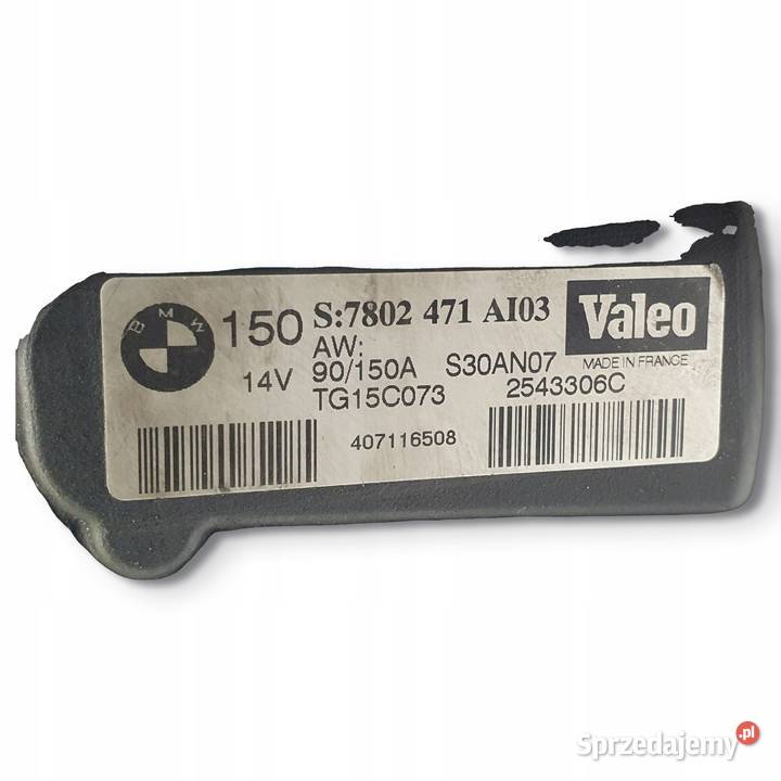 ALTERNATOR BMW E87 E90 E91 20 D 150A 7802471 Chełm