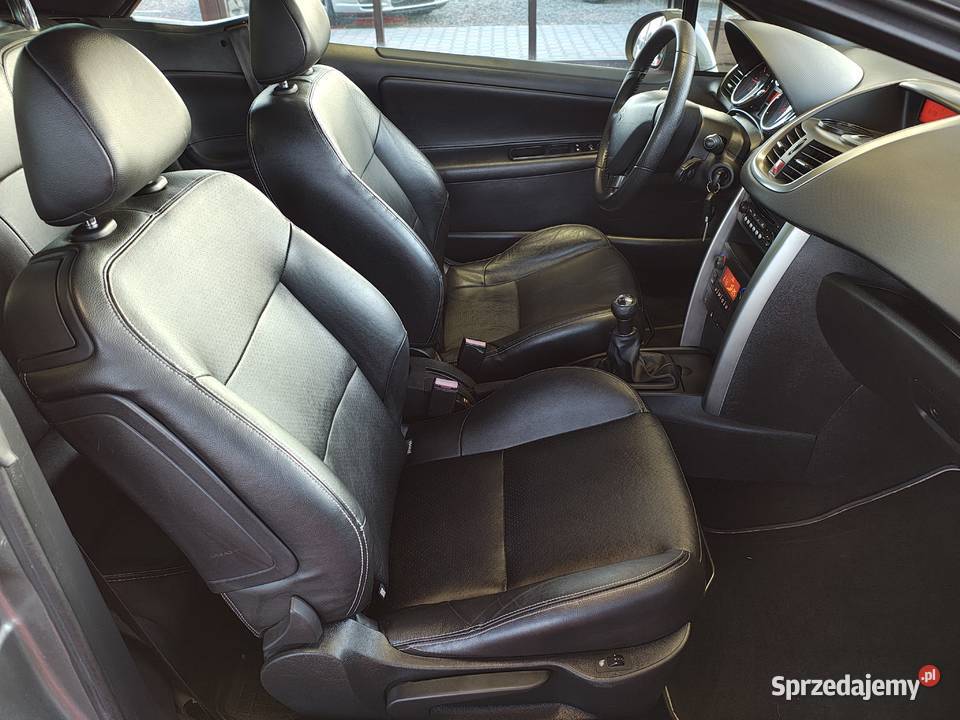 PEUGEOUT 207CC KABRIO SKÓRY ZADBANA