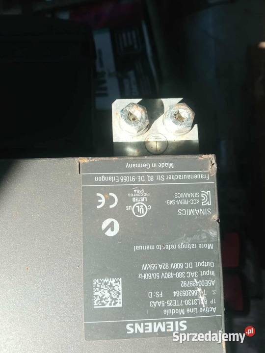 6SL31307TE255AA3 siemens uszkodzony