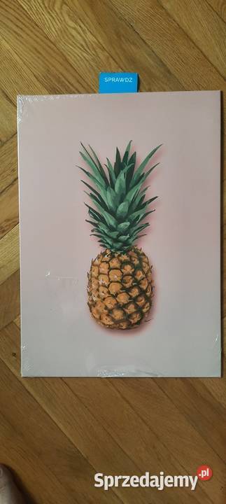 Ananas Kolekcja Tropico metalowy plakat Displate