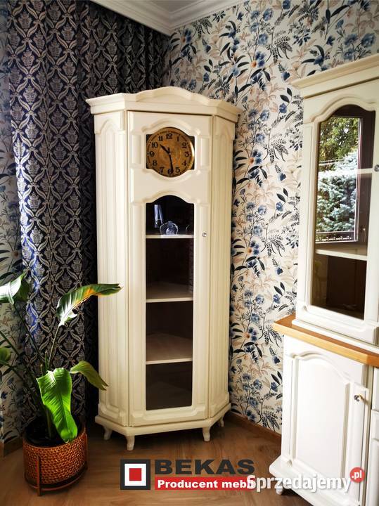 Stylowa Biała Komoda 160 Ludwik 4FloT Biały Dąb Warszawa