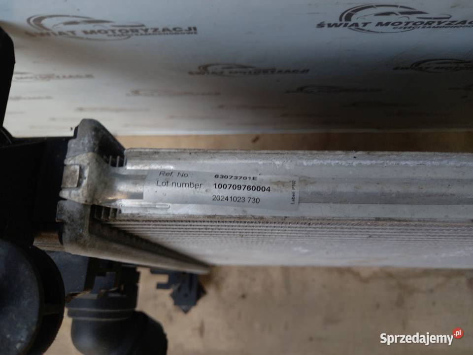 OPEL MERIVA B 11r chłodnica wody 630735 świętokrzyskie Kielce