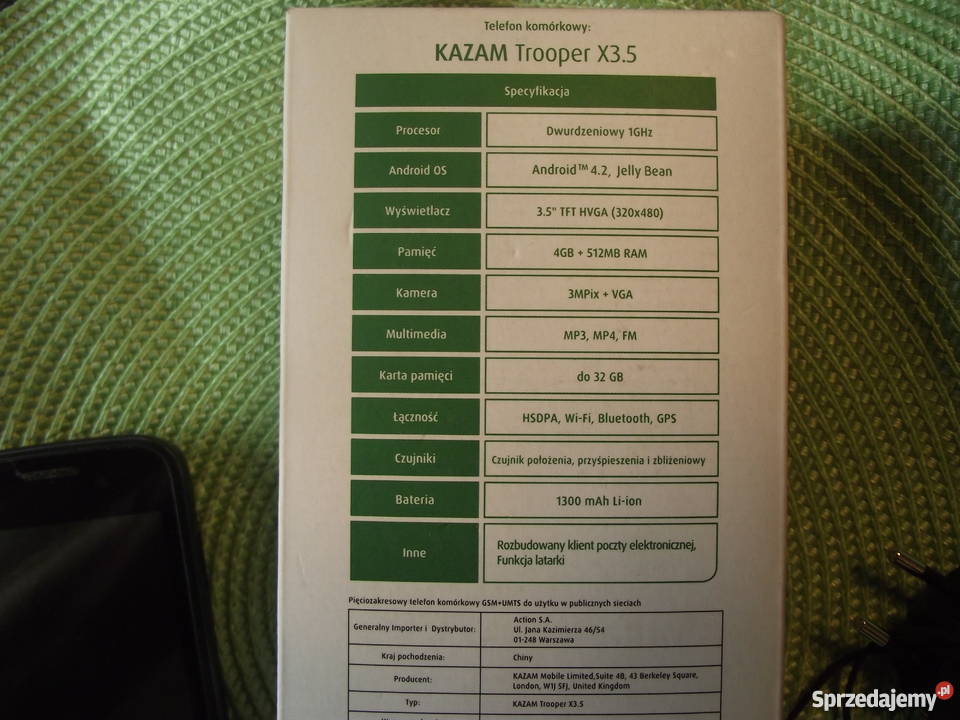 Telefon Plus Kazam 3