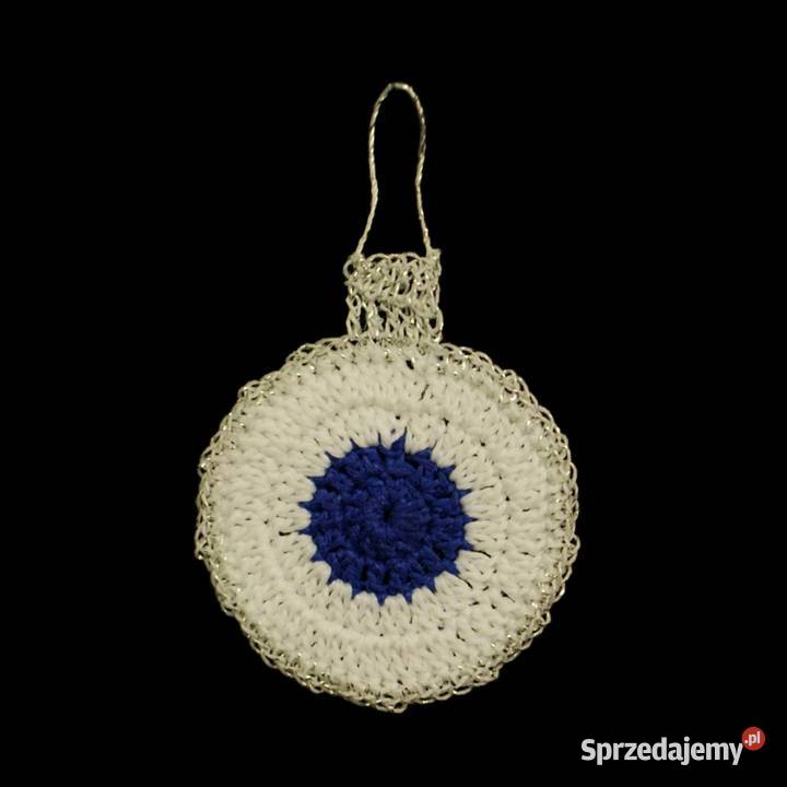 Zawieszka ozdoba szydełkowa na choinkę Bombka Kluczbork sprzedam