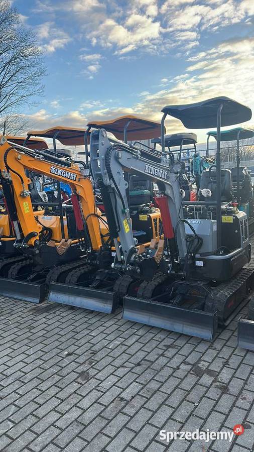 NOWA Minikoparka KINGWAY Alex RS 1000 Ramię Rok produkcji 2024 Wrocław