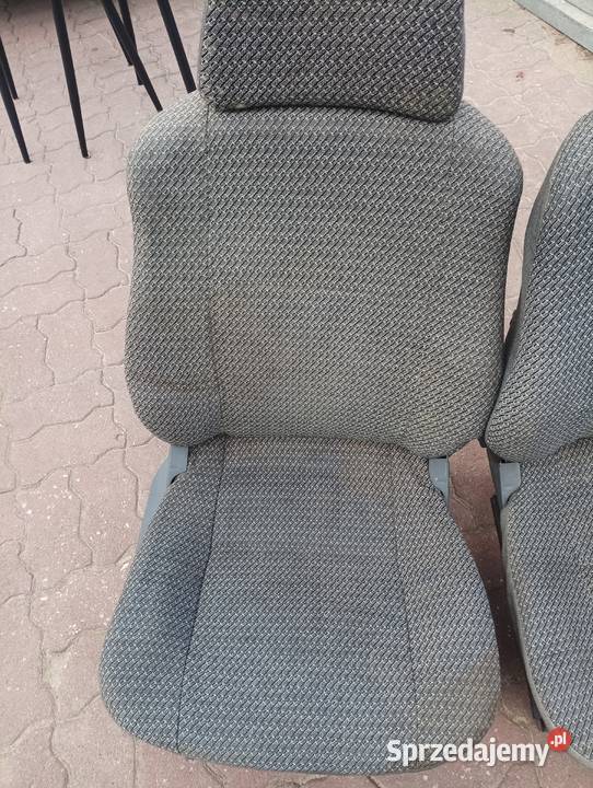 Polonez fotele przód fso szare paski truck caro Zalesie