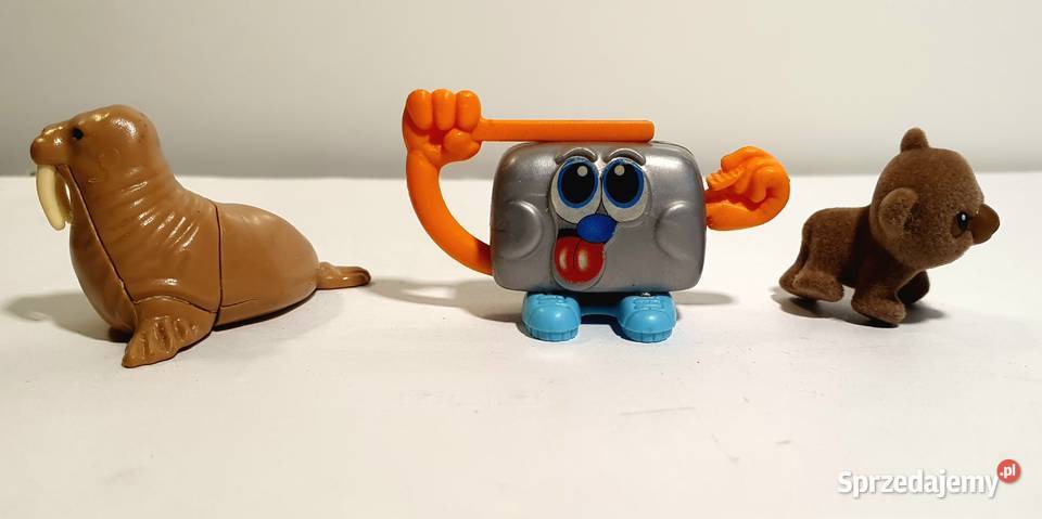 Zabawki figurki z bajek mors miś toster delfin Bydgoszcz
