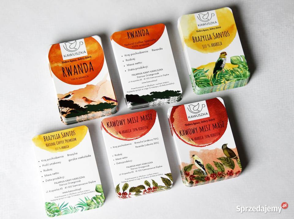 Projekt druk etykiet samoprzylepnych i naklejek Katowice