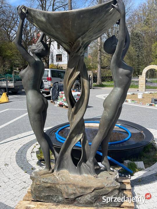 Fontanna ogrodowa z brązu akt 190 Kłodzko