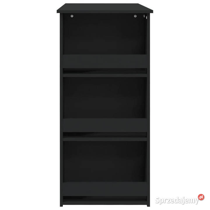 Stolik barowy z półkami czarny 102x50x1035 mazowieckie Warszawa
