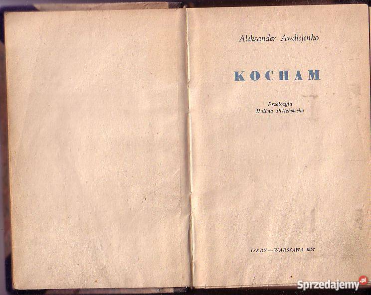 8684 KOCHAM ALEKSANDER AWDIEJENKO Proza i poezja małopolskie Czyrna