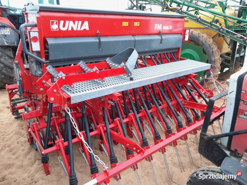 Agregat uprawowo siewny nabudowany Unia FM 4003 Goszczanów sprzedam