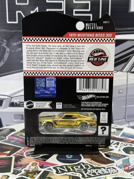 Hot Wheels RLC 1970 Ford Mustan Boss 302 BOX 23 Wrocław