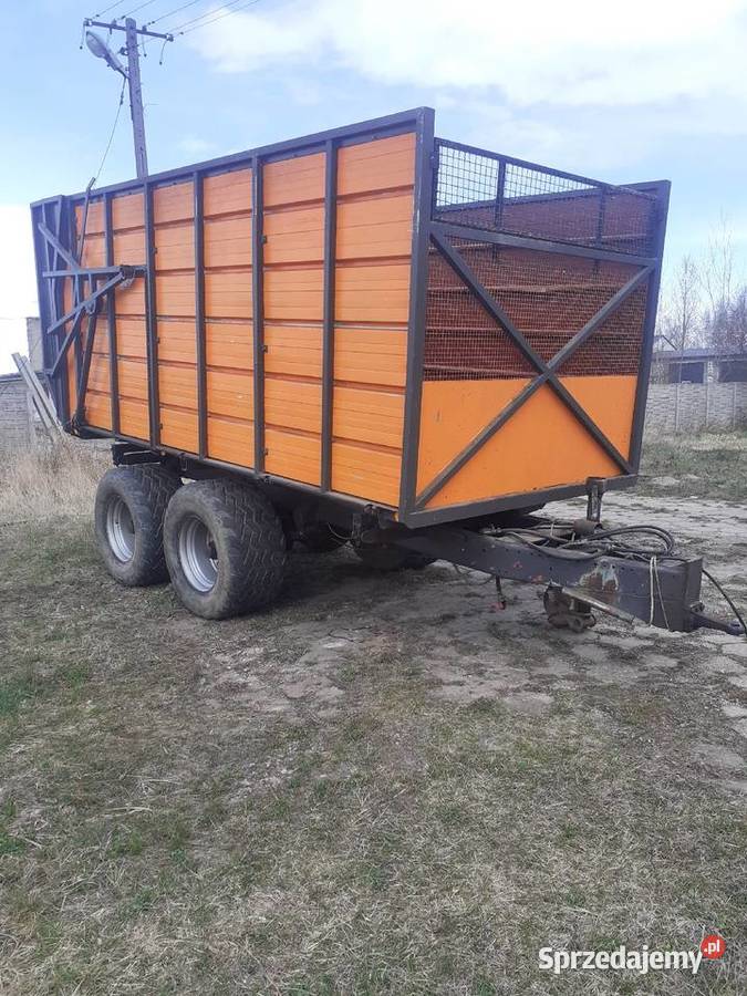 Przyczepa tandem obiętośćiowa kiper sprzedam