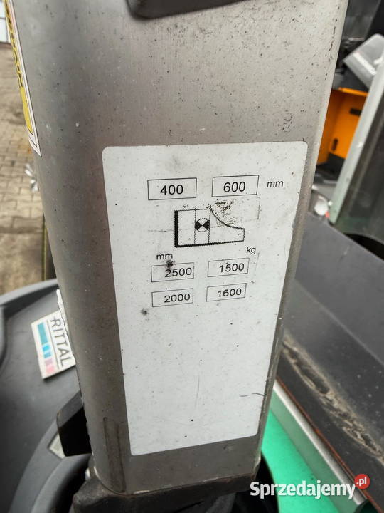 paleciak elektryczny z masztem MITSUBISHI 1600 Mitsubishi Działoszyn