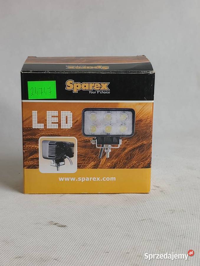 Lampa robocza LED prostokątna 1380 Lumenów 18W nieuszkodzony Ciągniki Józefin