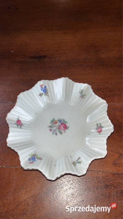 Patera Swarzenhammer Biała karbowana porcelana Gdańsk